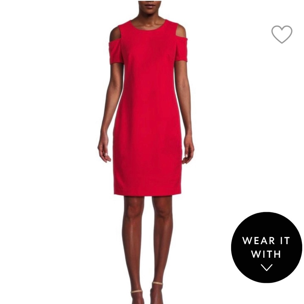 Beautiful Tommy Hilfiger off the shoulder red dress
